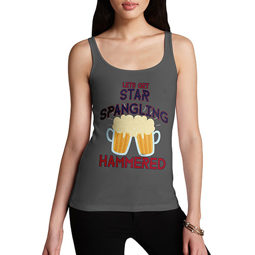 Star Spangling Hammered Women's Tank Top