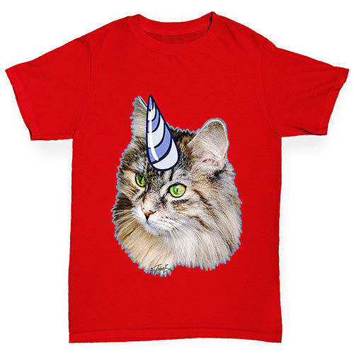 Unicorn Cat Boy's T-Shirt