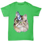 Unicorn Cat Girl's T-Shirt 