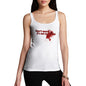 Womens Novelty Tank Top Don't Worry It's Not My Blood Women's Tank Top Medium White