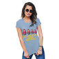 Funny T Shirts For Mum It's What's On The Inside That Counts Women's T-Shirt X-Large Sky Blue