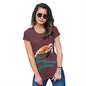 Womens Novelty T Shirt Christmas Turtley Awesome Christmas Women's T-Shirt Medium Burgundy