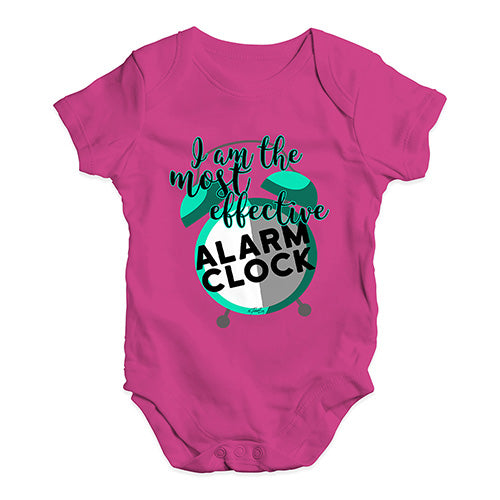 I Am The Most Effective Alarm Clock Baby Unisex Baby Grow Bodysuit