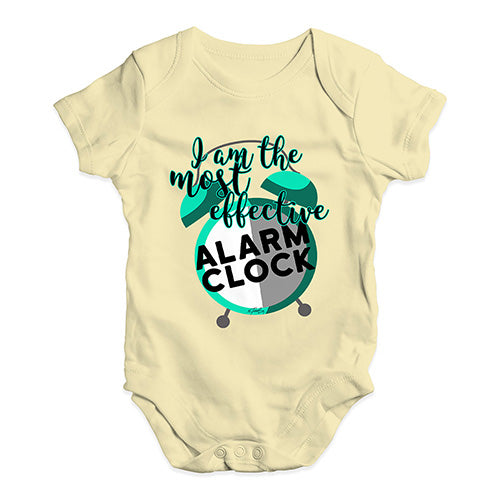 I Am The Most Effective Alarm Clock Baby Unisex Baby Grow Bodysuit