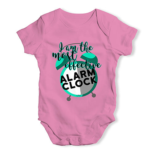 I Am The Most Effective Alarm Clock Baby Unisex Baby Grow Bodysuit