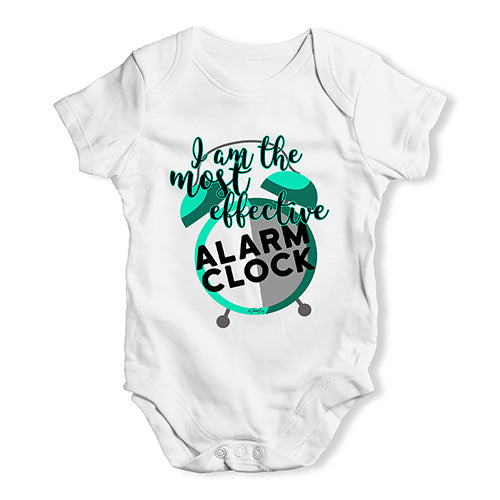 I Am The Most Effective Alarm Clock Baby Unisex Baby Grow Bodysuit