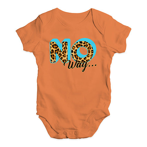 No Way Baby Unisex Baby Grow Bodysuit