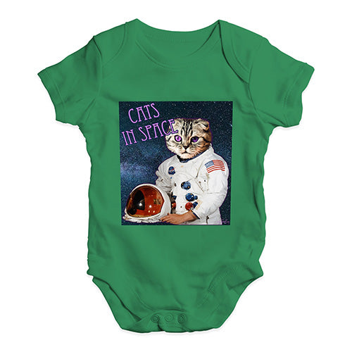 Cats In Space Baby Unisex Baby Grow Bodysuit