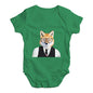 Suited Fox Baby Unisex Baby Grow Bodysuit