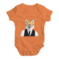 Suited Fox Baby Unisex Baby Grow Bodysuit