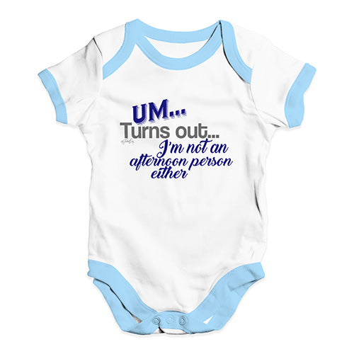 I'm Not An Afternoon Person Baby Unisex Baby Grow Bodysuit