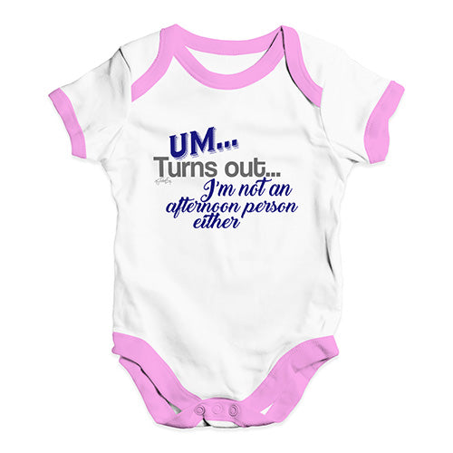 I'm Not An Afternoon Person Baby Unisex Baby Grow Bodysuit