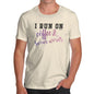 I Run On Coffee & Swear Words Men's T-Shirt