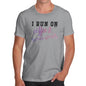 I Run On Coffee & Swear Words Men's T-Shirt