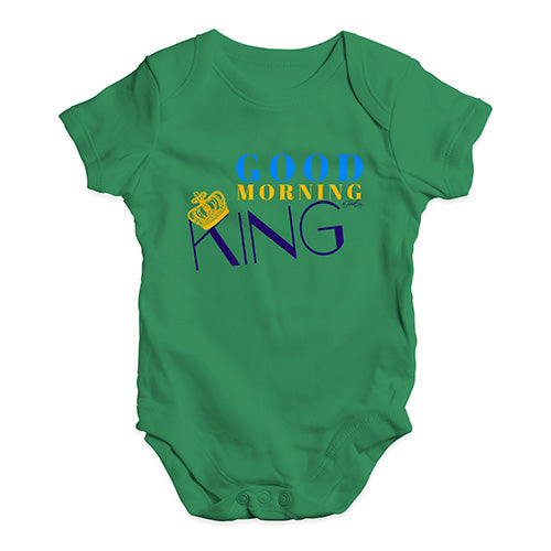 Good Morning King Baby Unisex Baby Grow Bodysuit