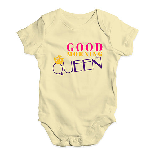 Good Morning Queen Baby Unisex Baby Grow Bodysuit