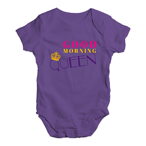 Good Morning Queen Baby Unisex Baby Grow Bodysuit