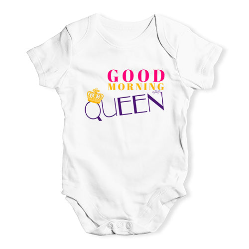 Good Morning Queen Baby Unisex Baby Grow Bodysuit