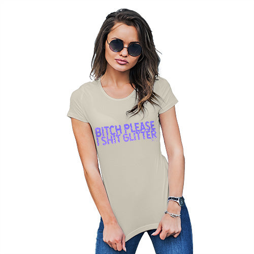 B-tch Please I Sh-t Glitter Women's T-Shirt 