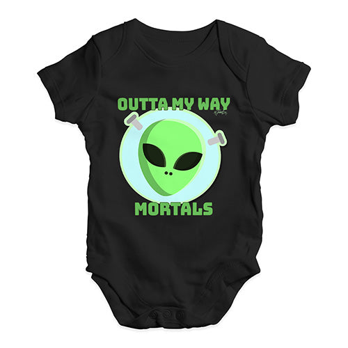 Outta My Way Mortals Baby Unisex Baby Grow Bodysuit