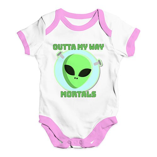 Outta My Way Mortals Baby Unisex Baby Grow Bodysuit