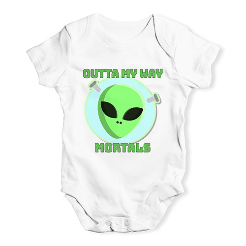 Outta My Way Mortals Baby Unisex Baby Grow Bodysuit