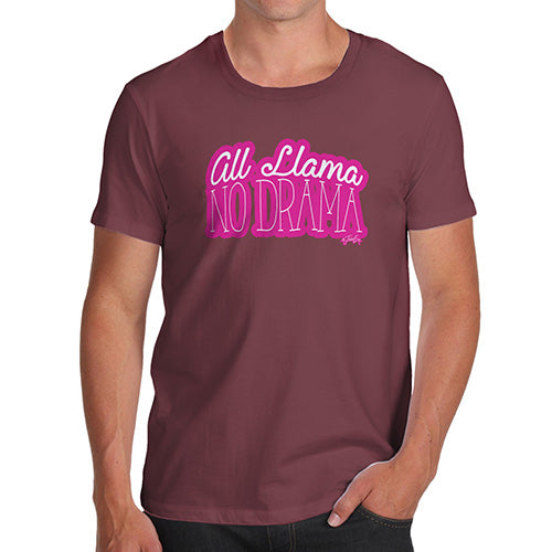 All Llama No Drama Men's T-Shirt