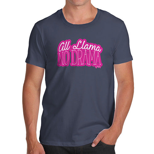 All Llama No Drama Men's T-Shirt