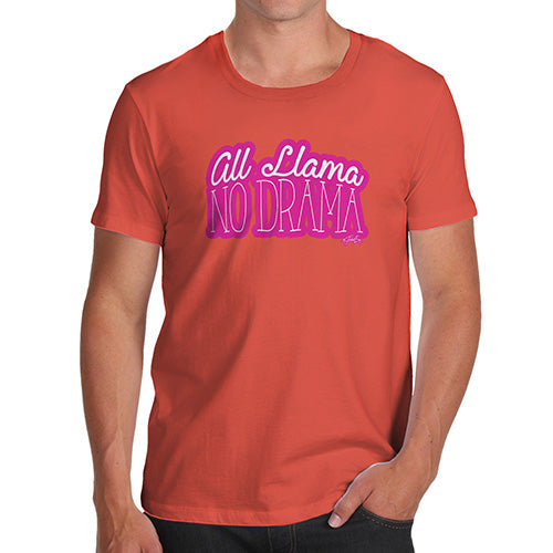 All Llama No Drama Men's T-Shirt