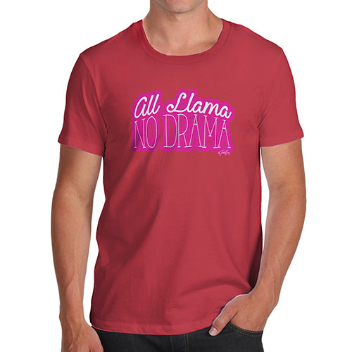 All Llama No Drama Men's T-Shirt