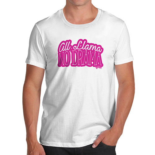 All Llama No Drama Men's T-Shirt