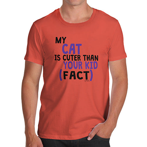 My Cat Is Cuter Than Your Kid Men's T-Shirt