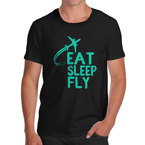 Eat Sleep Fly Men's T-Shirt