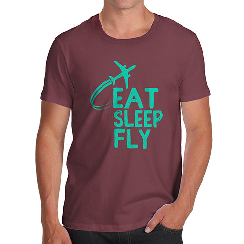 Eat Sleep Fly Men's T-Shirt