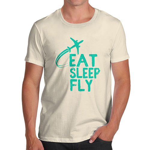 Eat Sleep Fly Men's T-Shirt