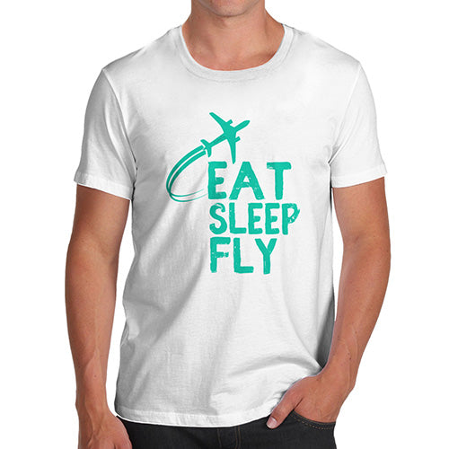 Eat Sleep Fly Men's T-Shirt