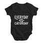 Everyday Is Caturday Baby Unisex Baby Grow Bodysuit