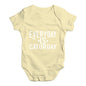 Everyday Is Caturday Baby Unisex Baby Grow Bodysuit