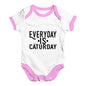 Everyday Is Caturday Baby Unisex Baby Grow Bodysuit