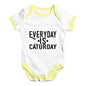 Everyday Is Caturday Baby Unisex Baby Grow Bodysuit