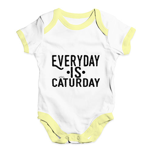 Everyday Is Caturday Baby Unisex Baby Grow Bodysuit