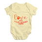 Love Is A Four Legged Word Baby Unisex Baby Grow Bodysuit