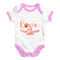 Love Is A Four Legged Word Baby Unisex Baby Grow Bodysuit