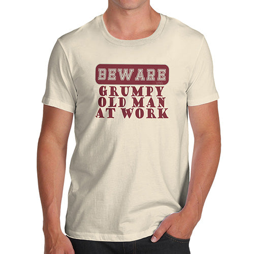 Beware Grumpy Old Man Men's T-Shirt