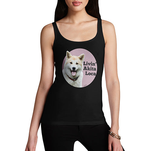 Livin' Akita Loca Women's Tank Top