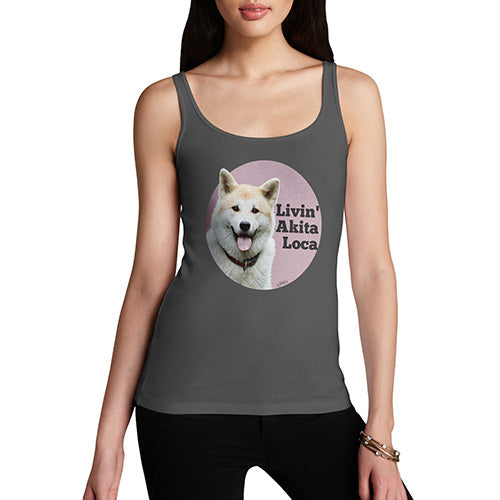 Livin' Akita Loca Women's Tank Top