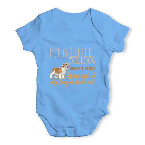 I'm A Little Bulldog Baby Unisex Baby Grow Bodysuit