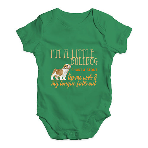 I'm A Little Bulldog Baby Unisex Baby Grow Bodysuit