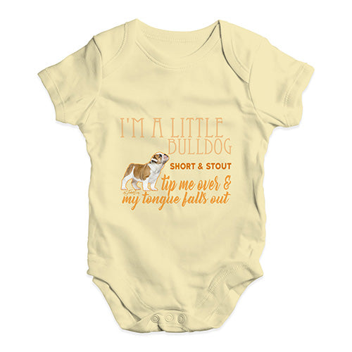 I'm A Little Bulldog Baby Unisex Baby Grow Bodysuit