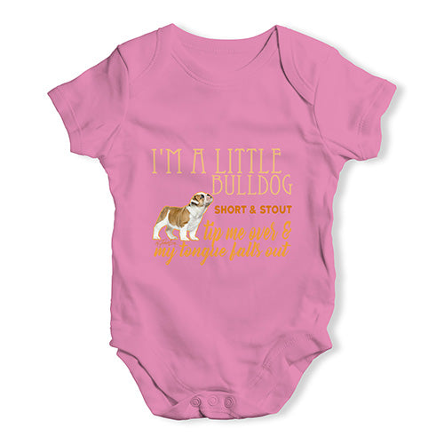 I'm A Little Bulldog Baby Unisex Baby Grow Bodysuit